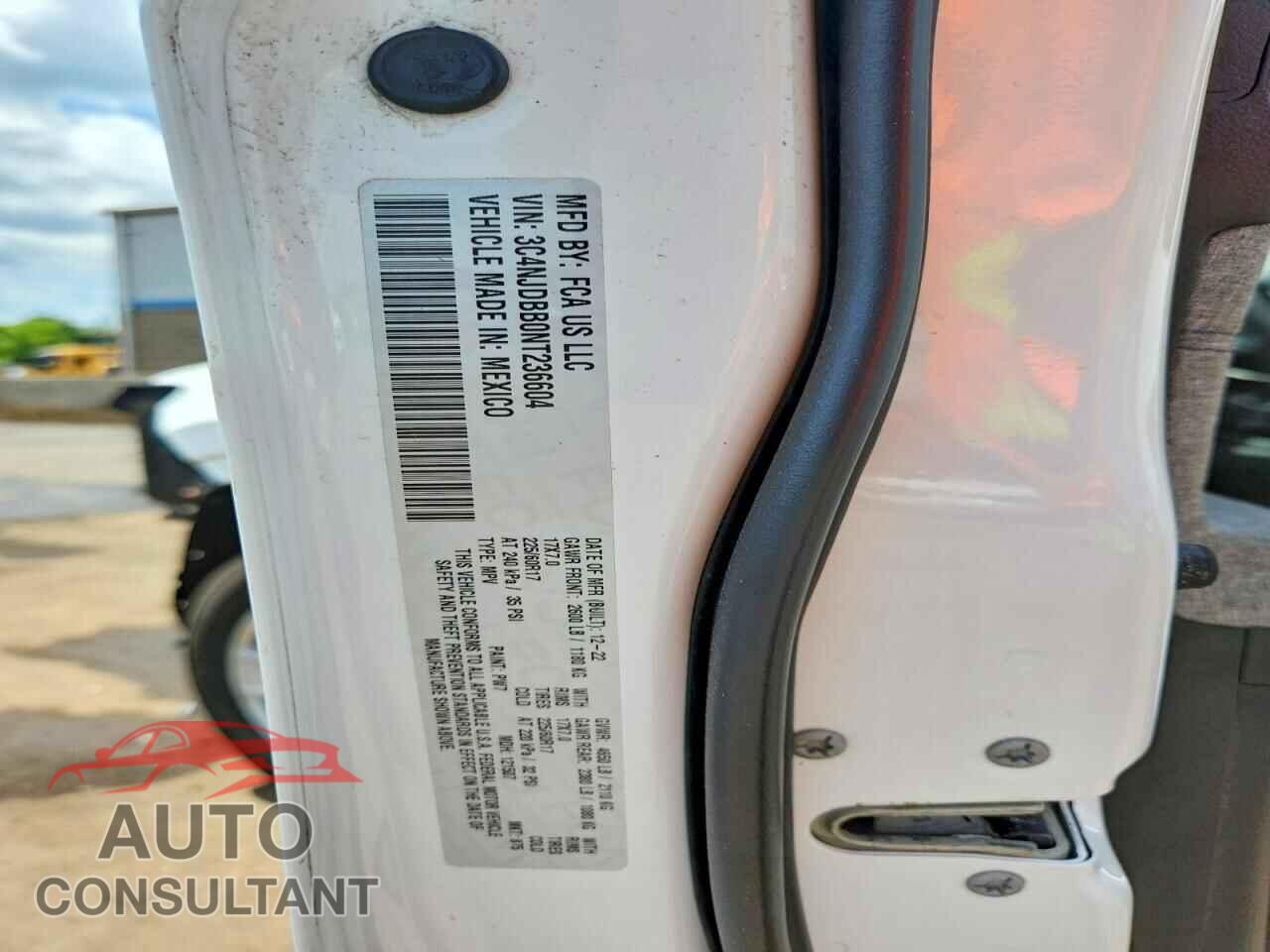 JEEP COMPASS 2022 - 3C4NJDBB0NT236604