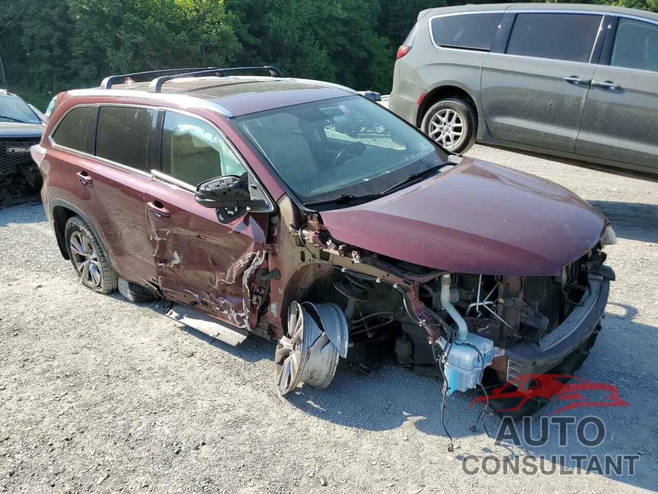 TOYOTA HIGHLANDER 2015 - 5TDJKRFH3FS131803