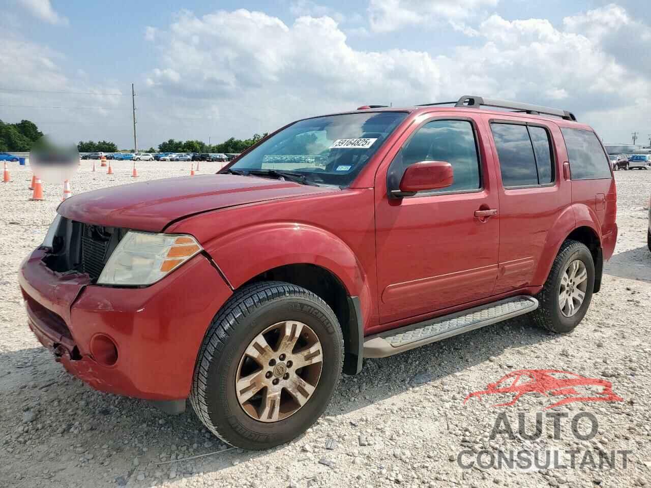 NISSAN PATHFINDER 2010 - 5N1AR1NB9AC604345