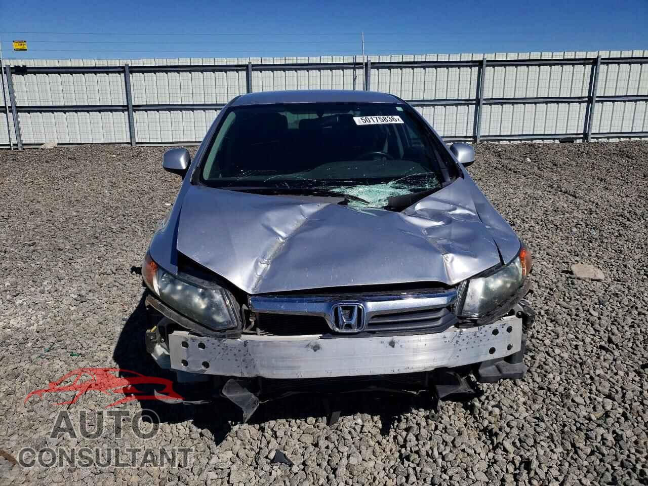 HONDA CIVIC 2012 - 19XFB2F55CE347712
