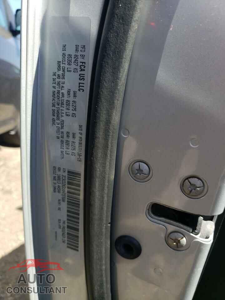 DODGE CHALLENGER 2019 - 2C3CDZKG1KH737680
