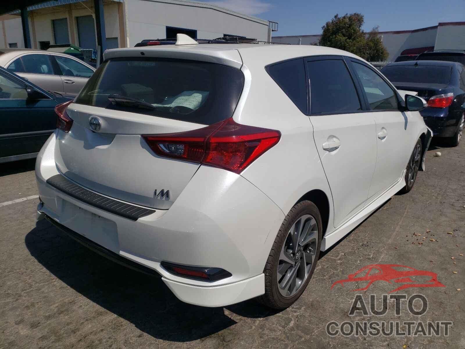 TOYOTA SCION 2016 - JTNKARJE1GJ514475