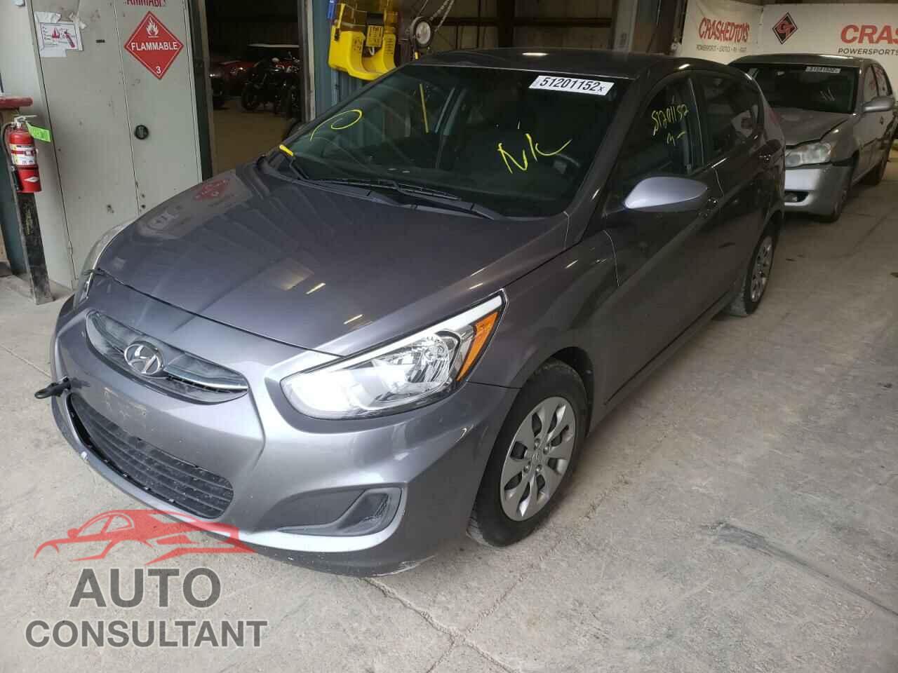 HYUNDAI ACCENT 2017 - KMHCT5AE6HU302274