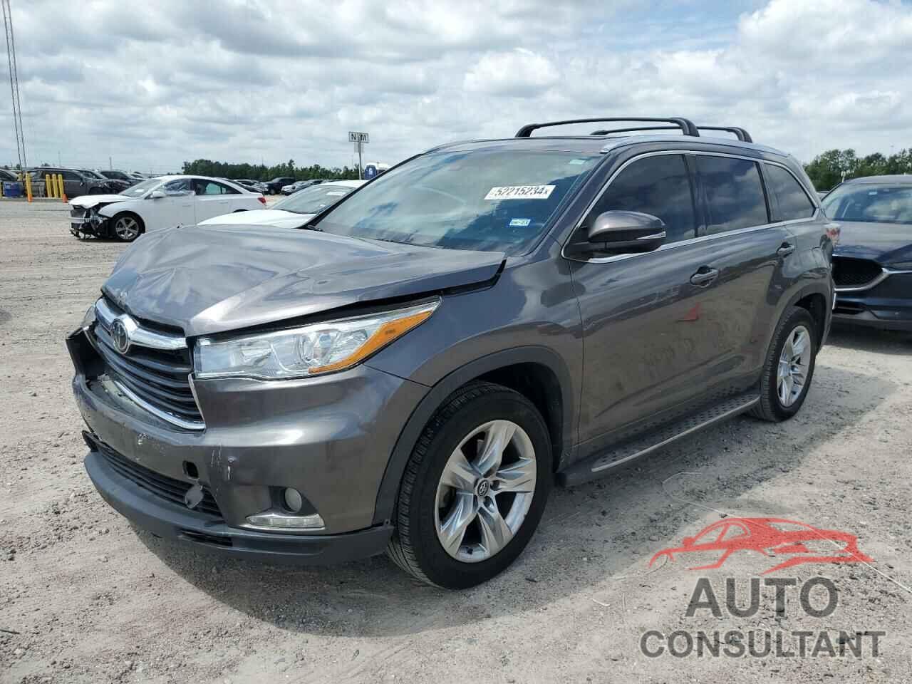 TOYOTA HIGHLANDER 2016 - 5TDYKRFH7GS177621