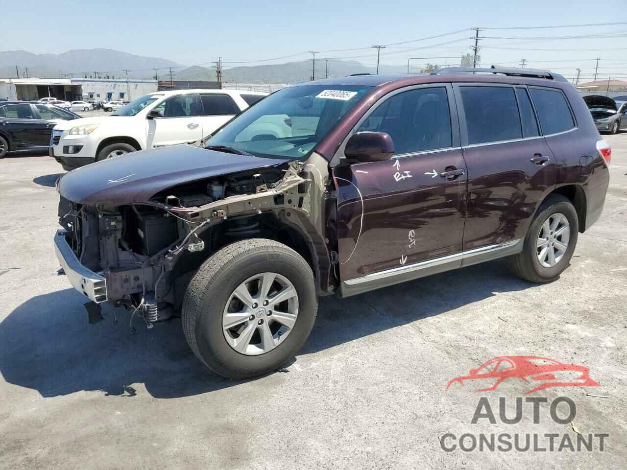 TOYOTA HIGHLANDER 2013 - 5TDZK3EH7DS118390