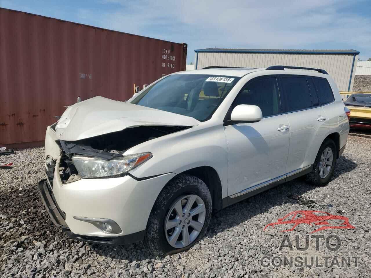 TOYOTA HIGHLANDER 2013 - 5TDBK3EH3DS193184