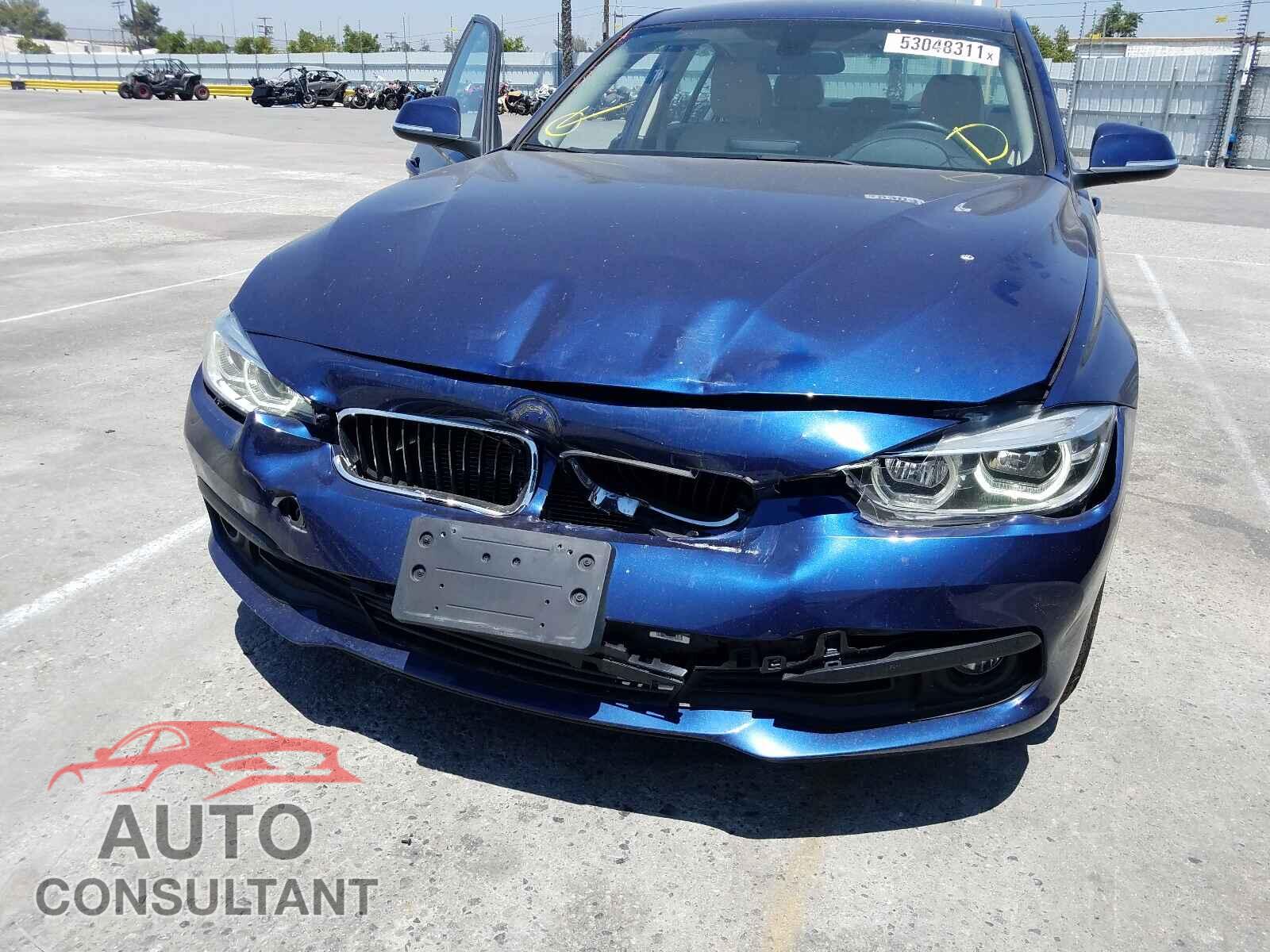 BMW 3 SERIES 2018 - WBA8A3C53JA486952