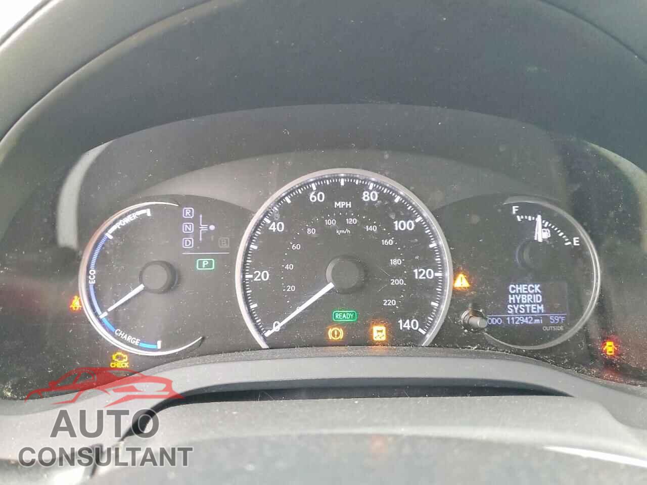 LEXUS CT 200 2012 - JTHKD5BH8C2101226