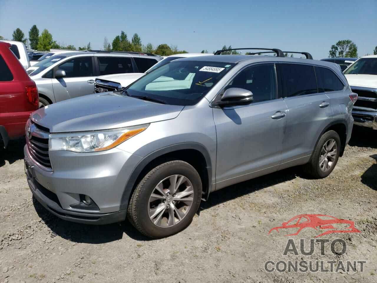 TOYOTA HIGHLANDER 2014 - 5TDBKRFH2ES064114