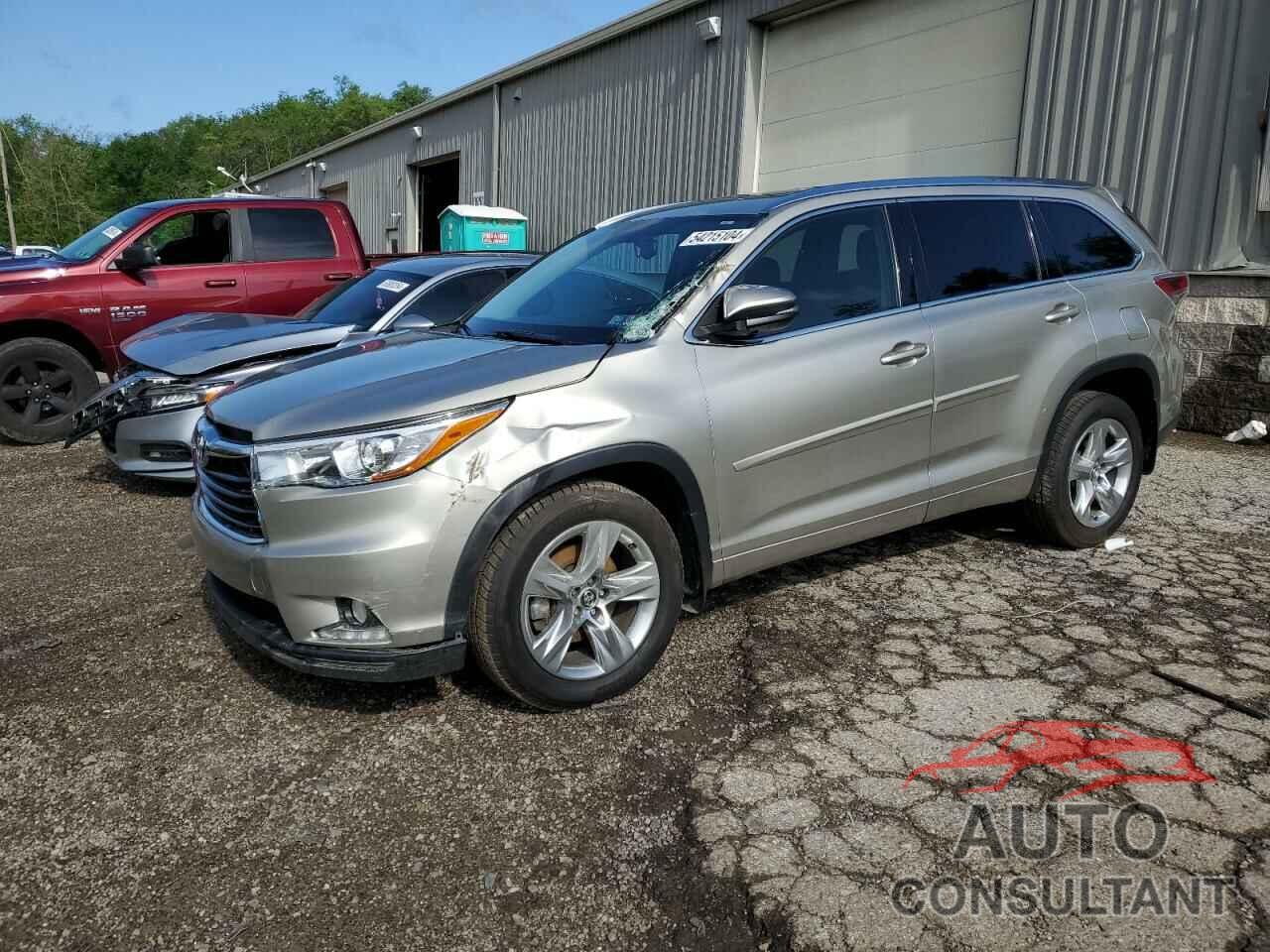 TOYOTA HIGHLANDER 2016 - 5TDDKRFH9GS318137