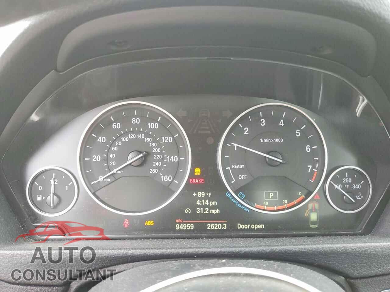 BMW 3 SERIES 2013 - WBA3A5C59DF601616