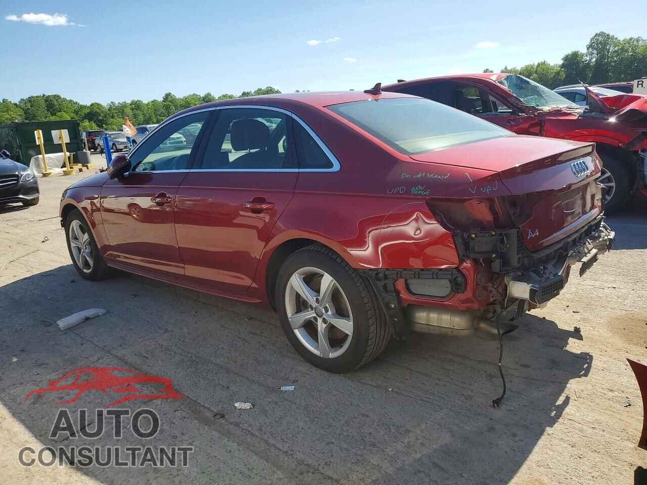 AUDI A4 2019 - WAUDNAF4XKN019144