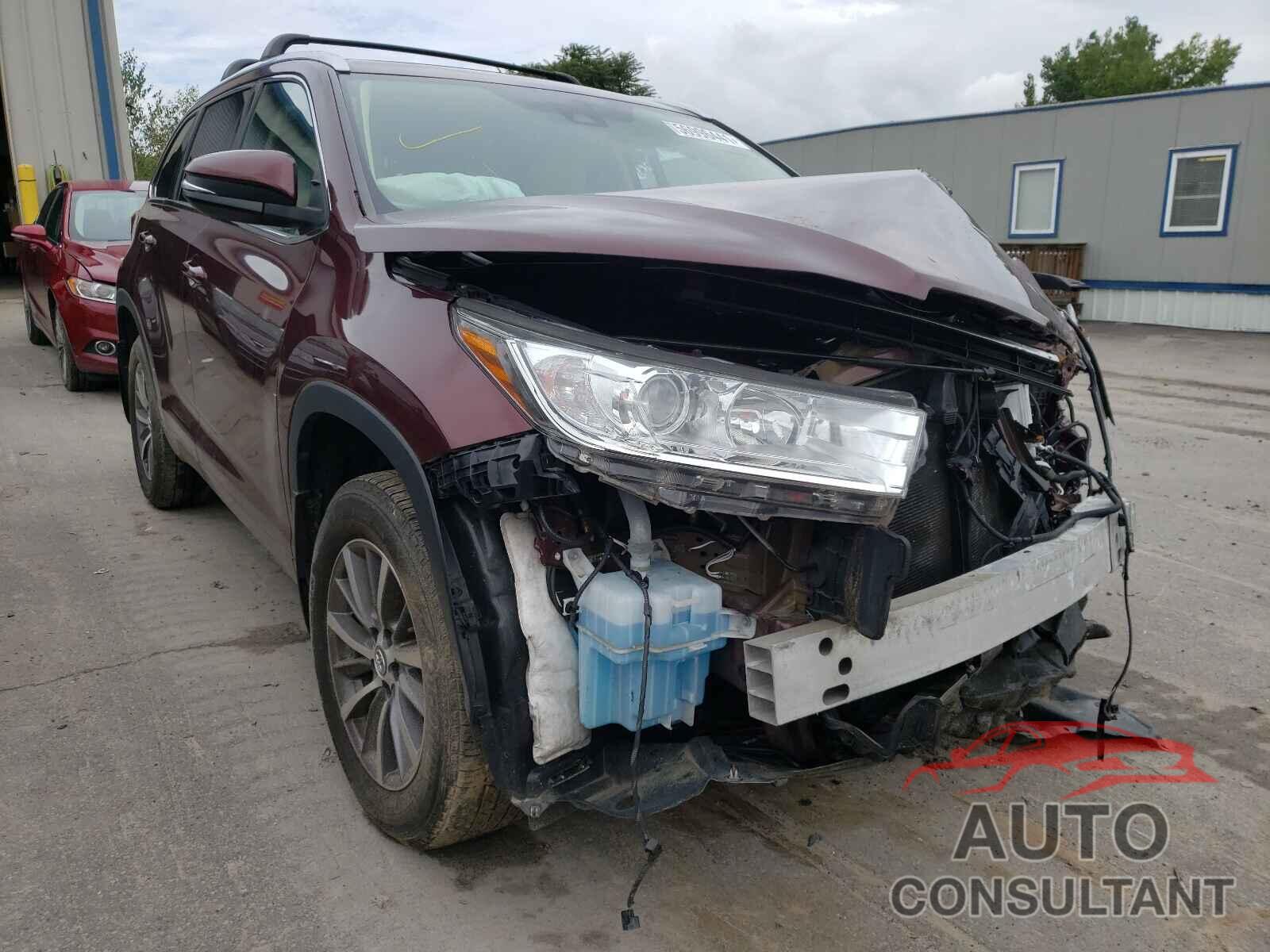 TOYOTA HIGHLANDER 2017 - 5TDJZRFH1HS464418
