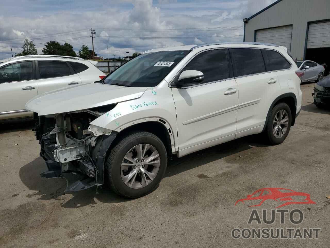 TOYOTA HIGHLANDER 2014 - 5TDJKRFHXES065877
