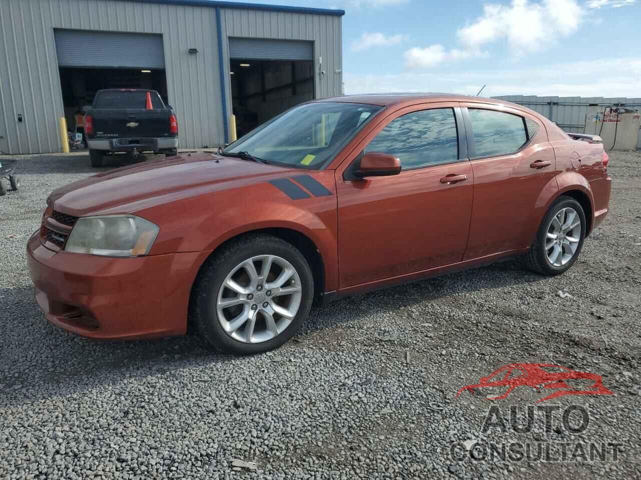 DODGE AVENGER 2012 - 1C3CDZBG9CN187623