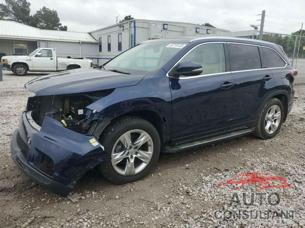 TOYOTA HIGHLANDER 2015 - 5TDDKRFH5FS124168