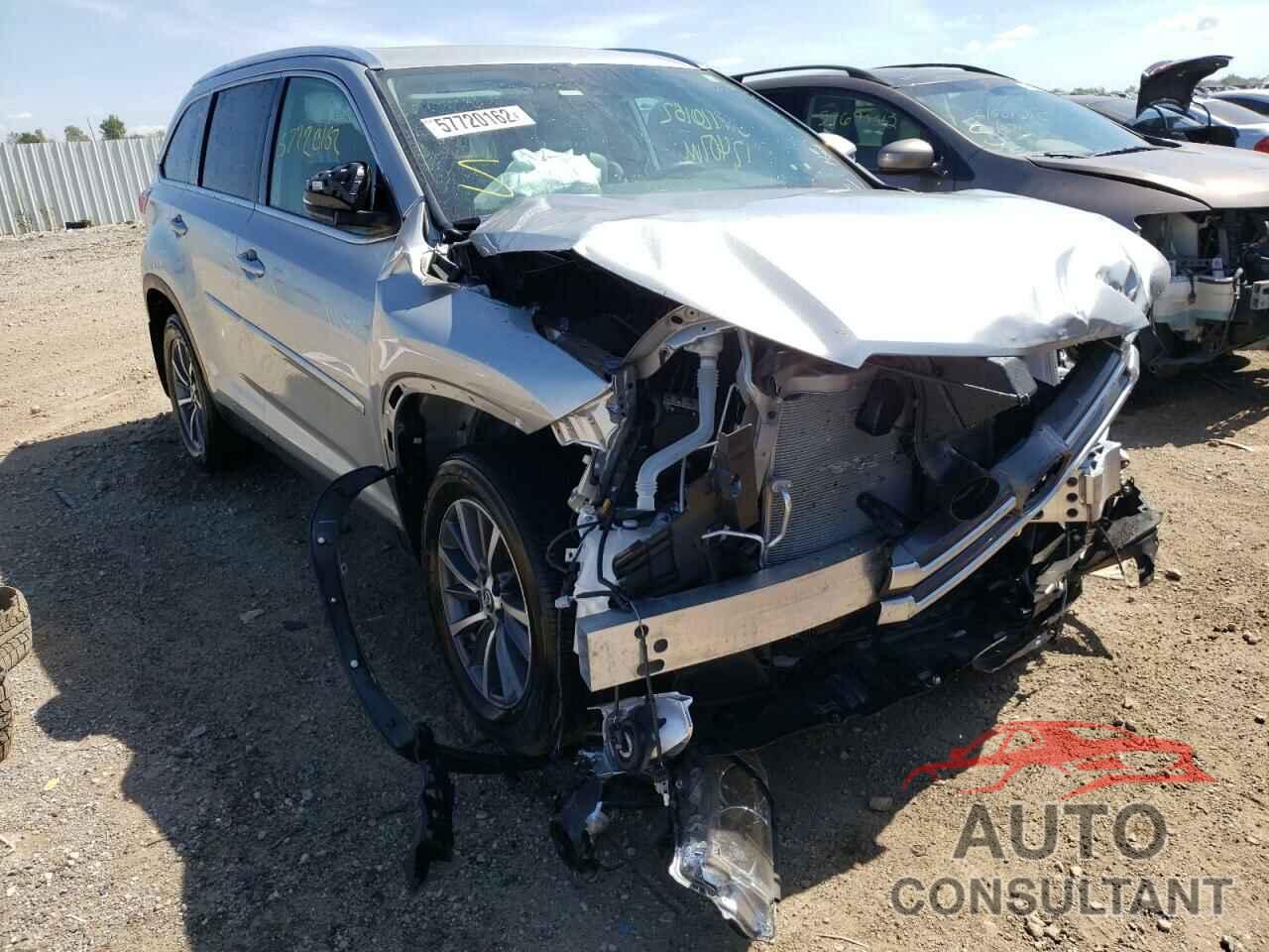 TOYOTA HIGHLANDER 2019 - 5TDJZRFH2KS998678