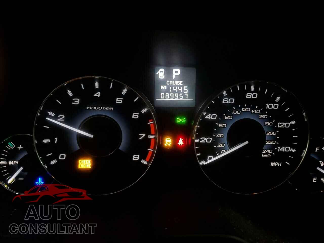 SUBARU OUTBACK 2012 - 4S4BRBCC6C3260921