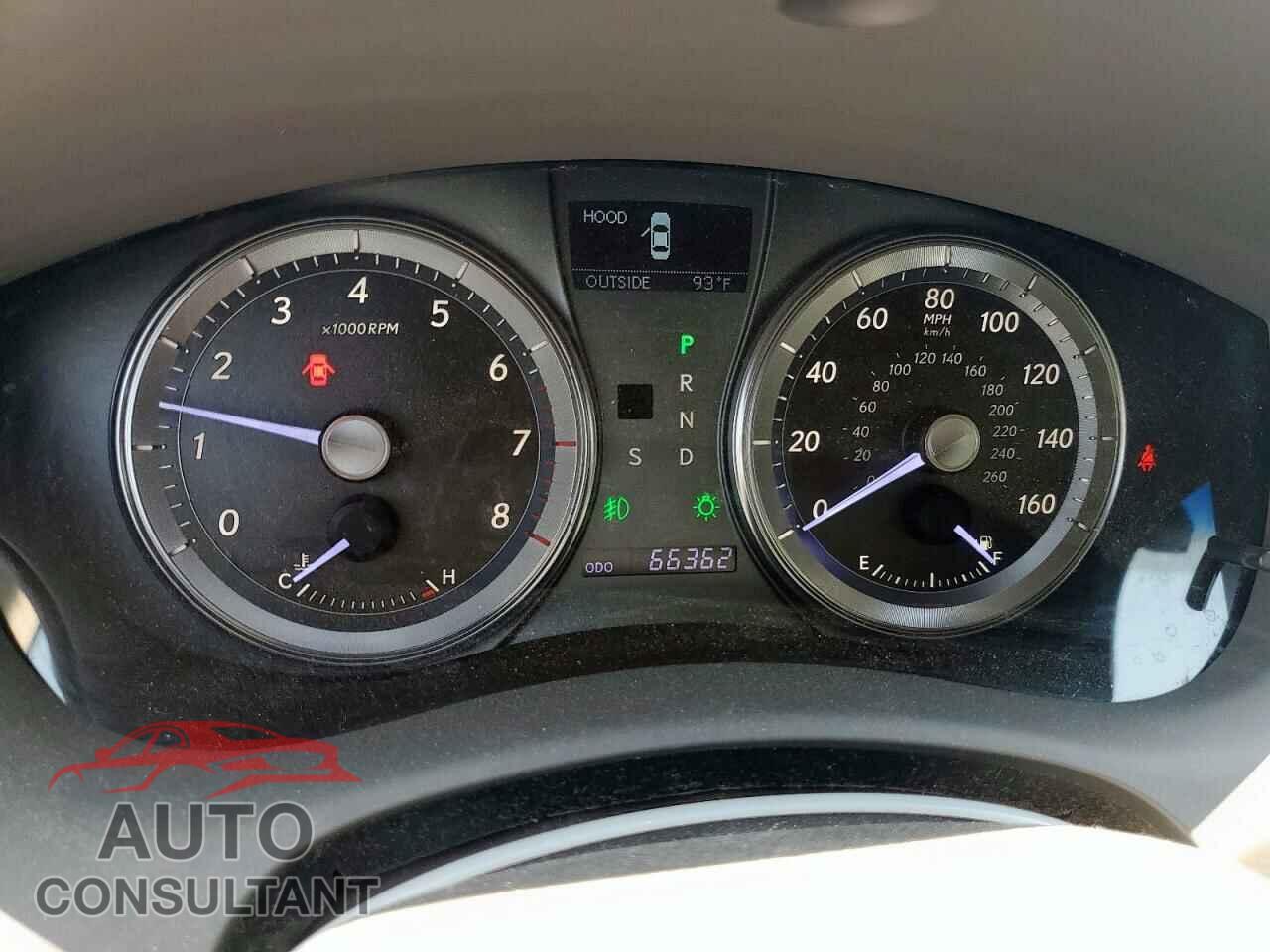 LEXUS ES350 2012 - JTHBK1EG2C2500098