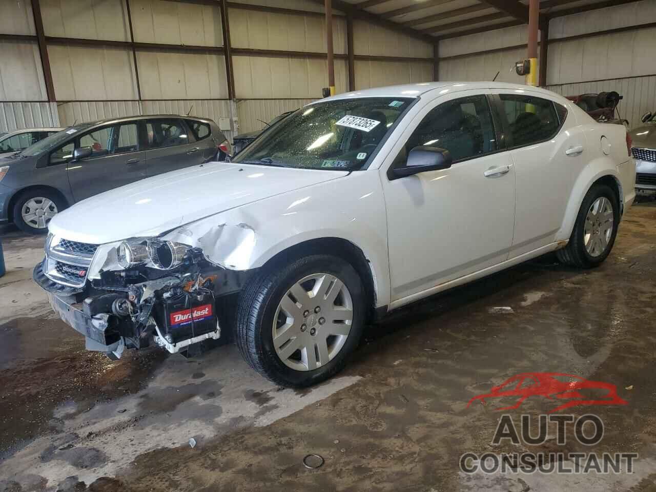 DODGE AVENGER 2012 - 1C3CDZABXCN219937