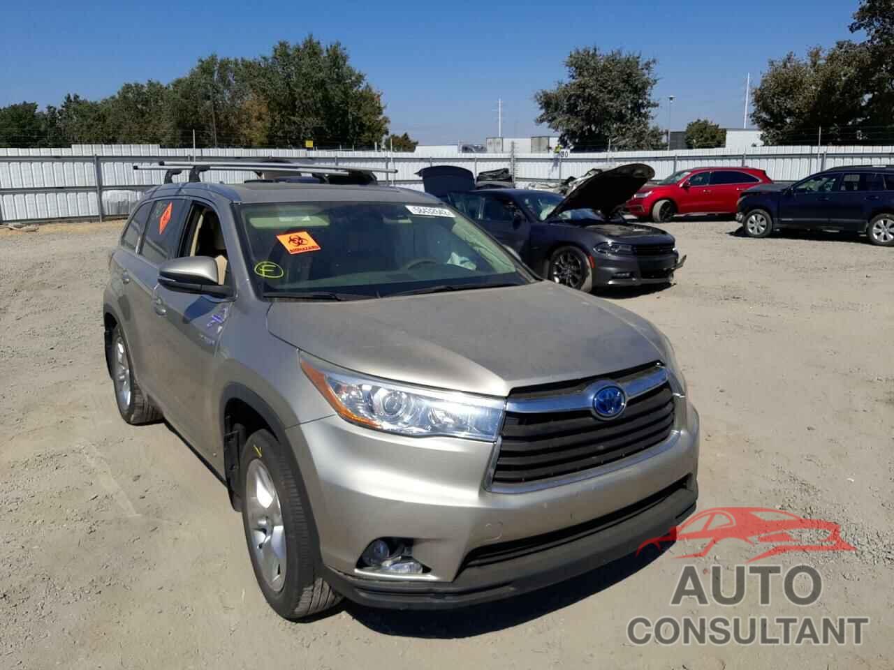 TOYOTA HIGHLANDER 2016 - 5TDDCRFH0GS017513