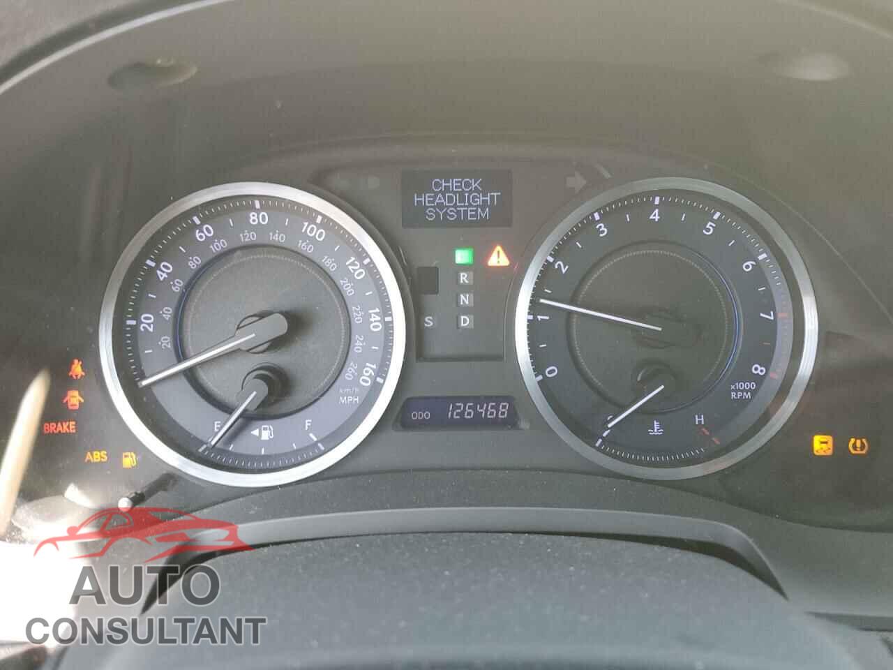 LEXUS IS 2013 - JTHBF5C2XD5191502