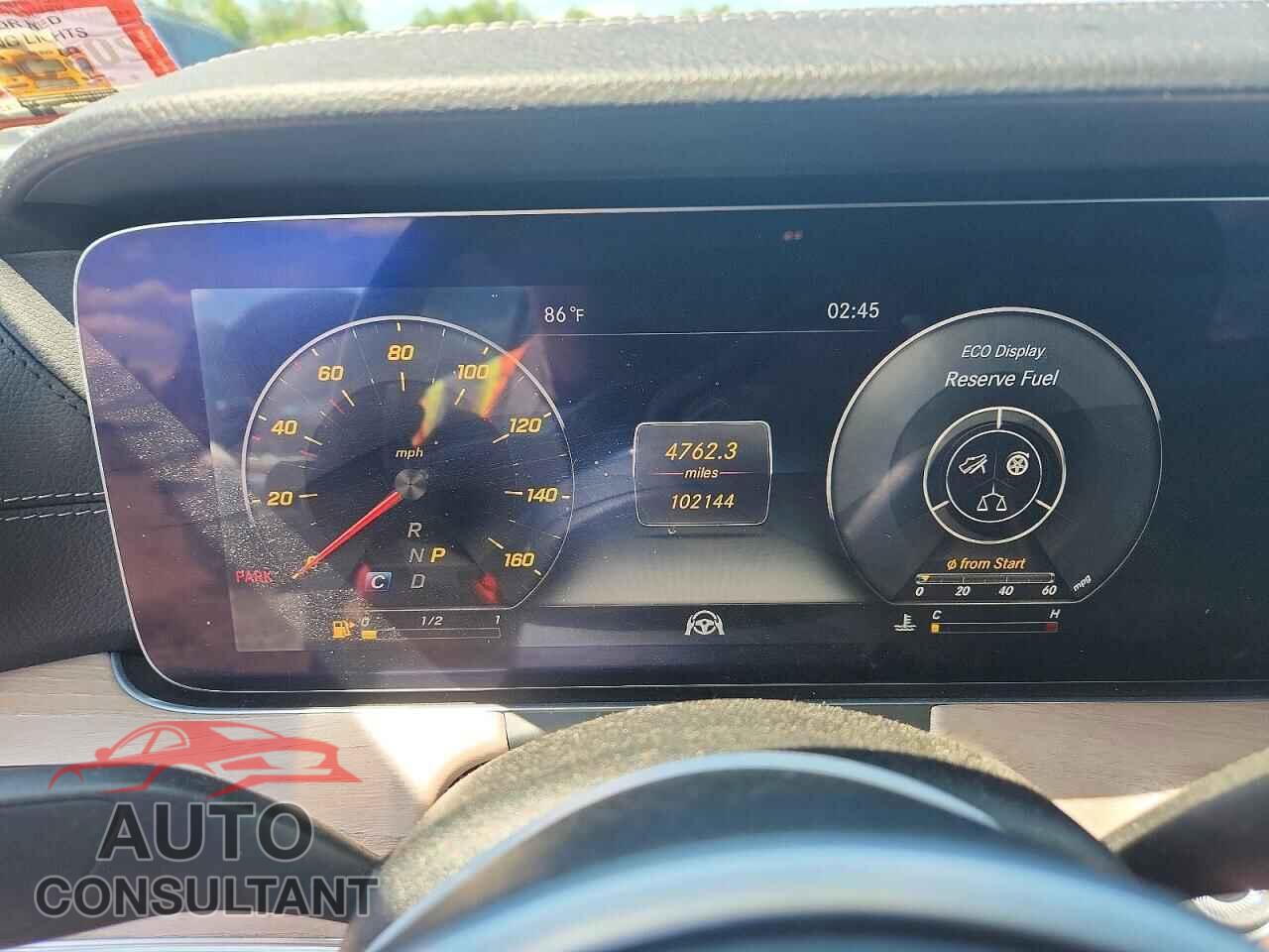 MERCEDES-BENZ E-CLASS 2019 - WDD1J6JBXKF087643