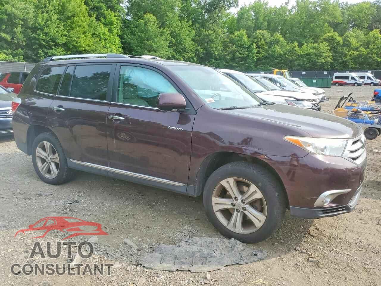 TOYOTA HIGHLANDER 2012 - 5TDDK3EH2CS116846