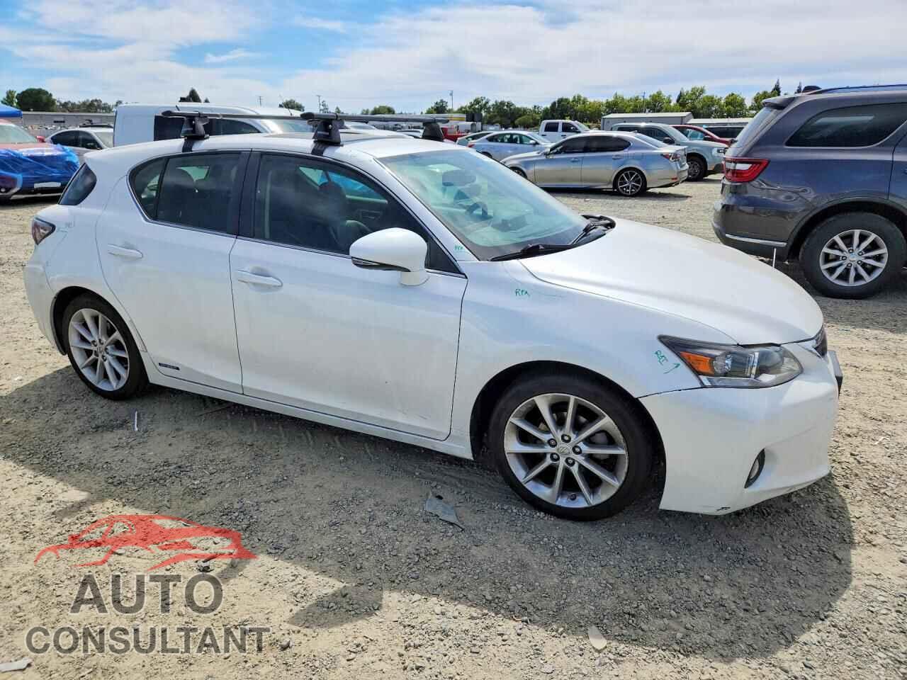 LEXUS CT 200 2012 - JTHKD5BH3C2083587
