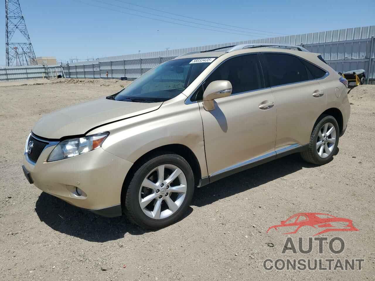 LEXUS RX350 2010 - 2T2ZK1BA4AC037651
