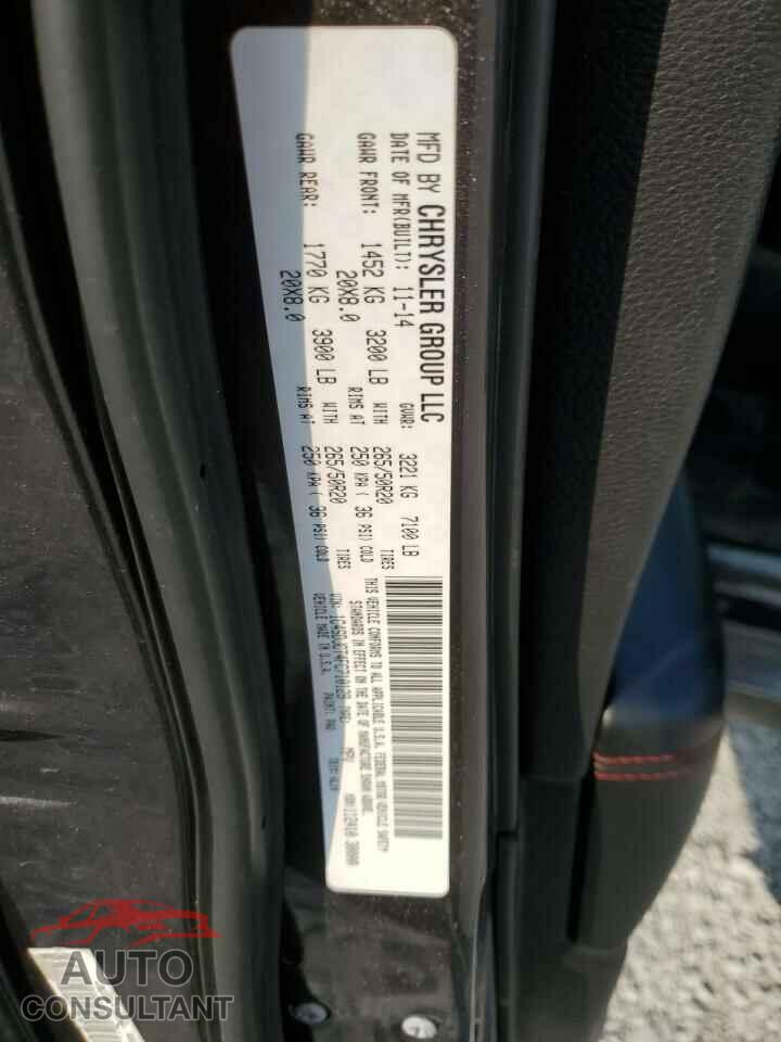 DODGE DURANGO 2015 - 1C4SDJCT4FC710129