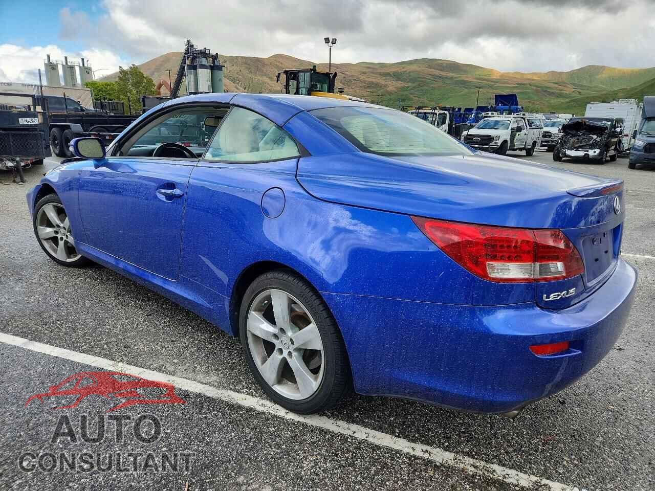 LEXUS IS 2010 - JTHFF2C23A2501857