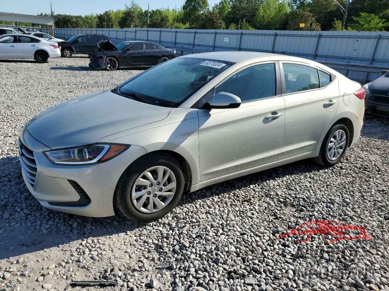 HYUNDAI ELANTRA 2018 - KMHD74LF9JU446691