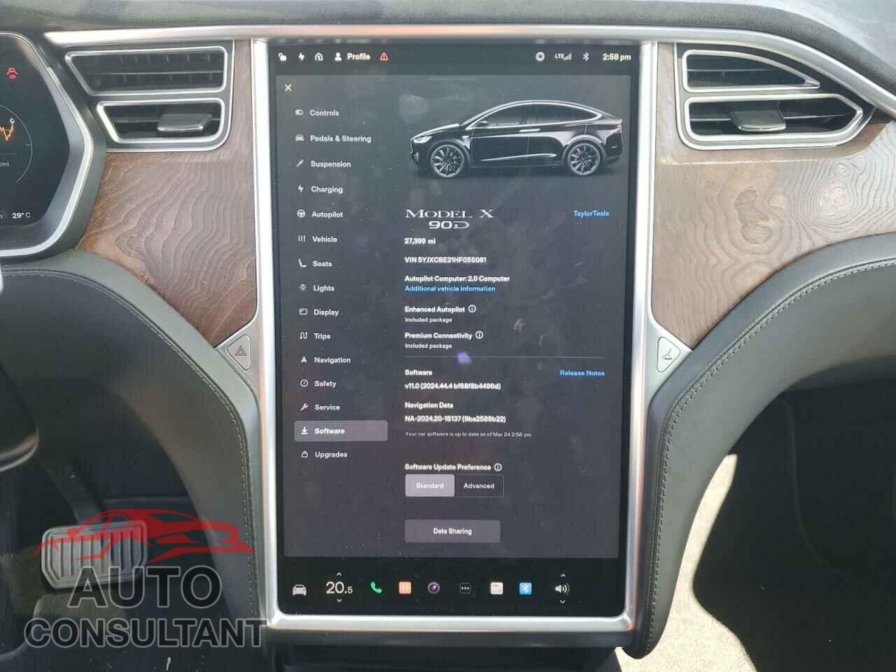 TESLA MODEL X 2017 - 5YJXCBE21HF055081