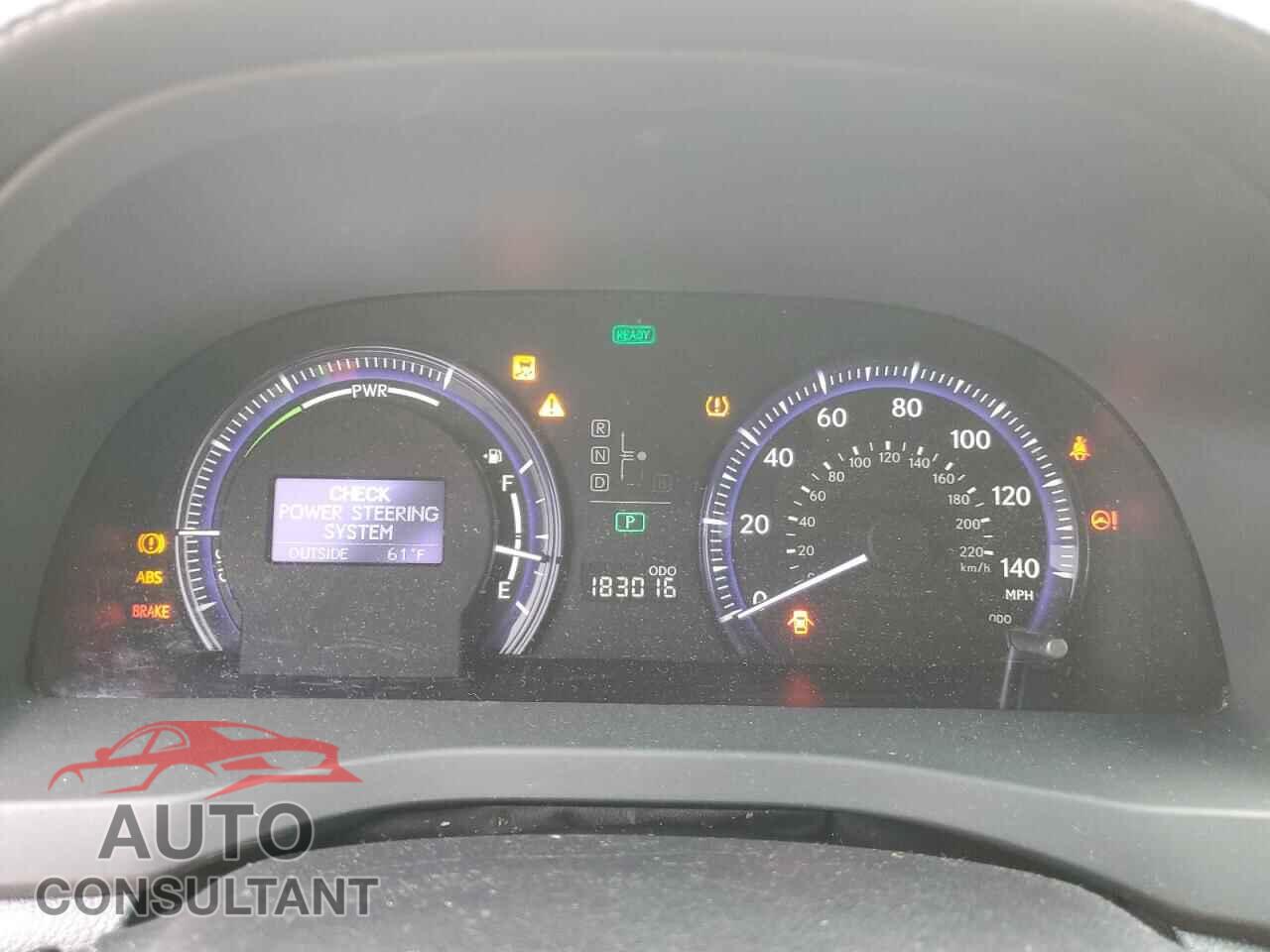 LEXUS HS 2010 - JTHBB1BA2A2007339
