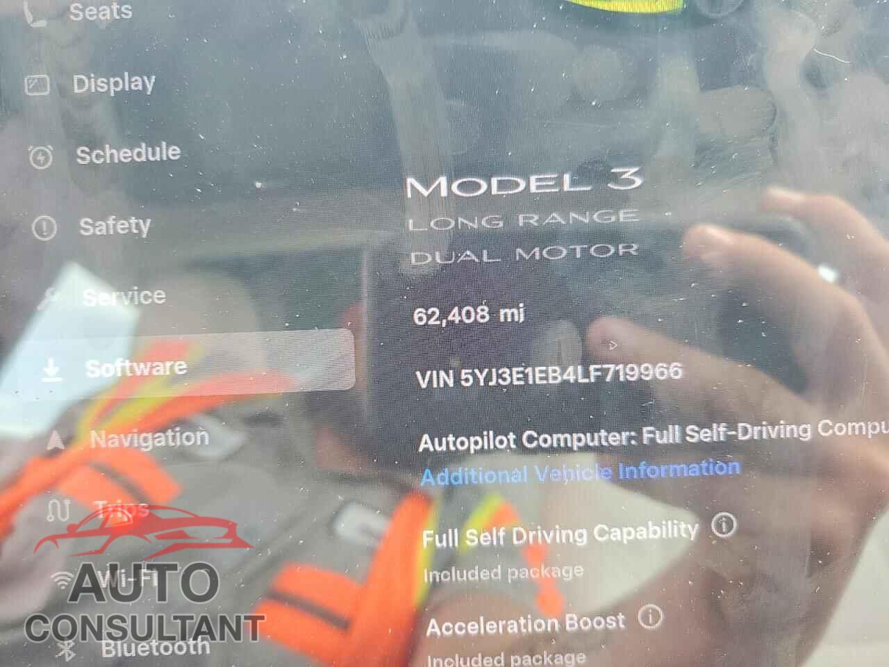 TESLA MODEL 3 2020 - 5YJ3E1EB4LF719966