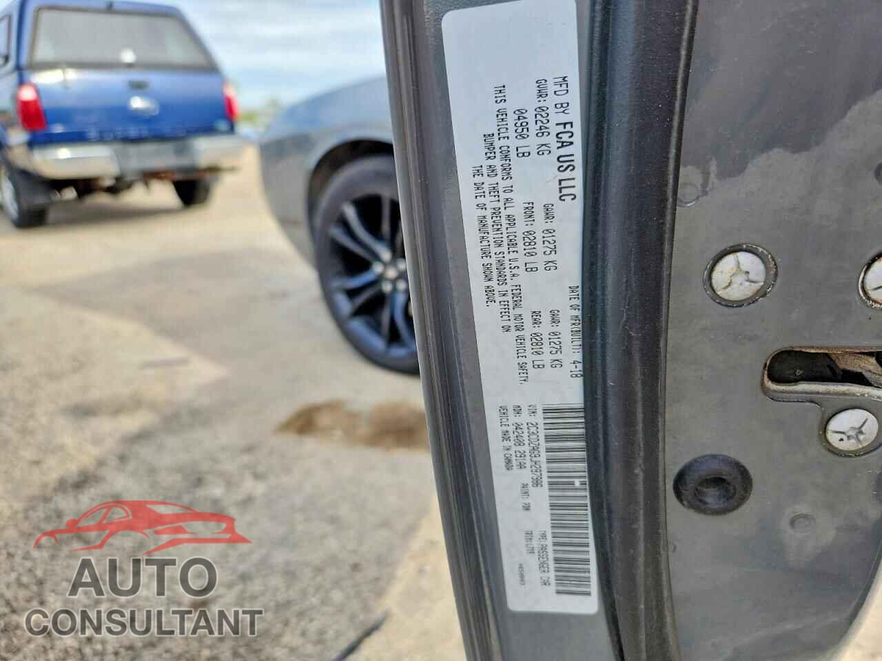 DODGE CHALLENGER 2018 - 2C3CDZAG9JH287986