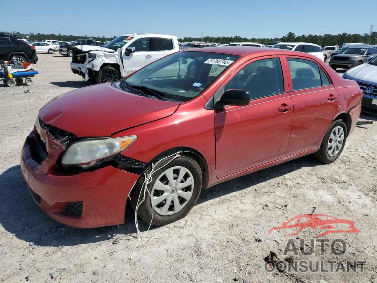 TOYOTA COROLLA 2009 - 1NXBU40E49Z006076