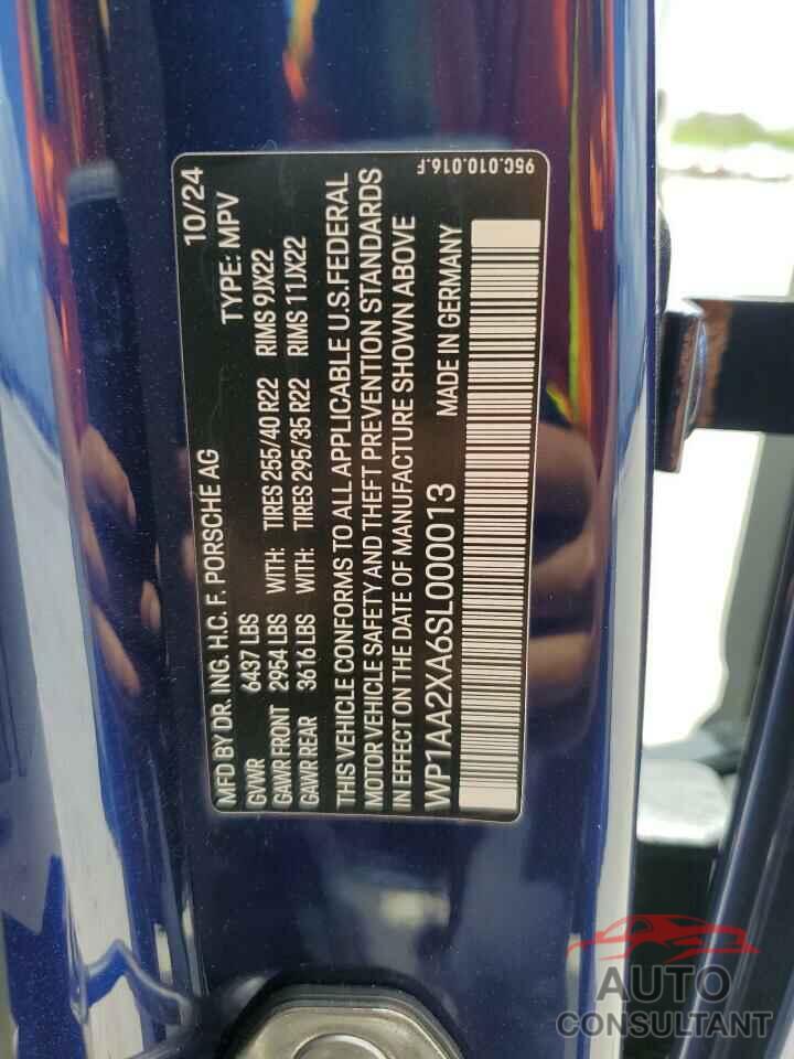 PORSCHE MACAN 4 2025 - WP1AA2XA6SL000013