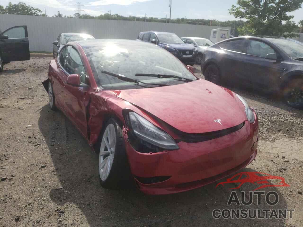 TESLA MODEL 3 2022 - 5YJ3E1EB8NF186538
