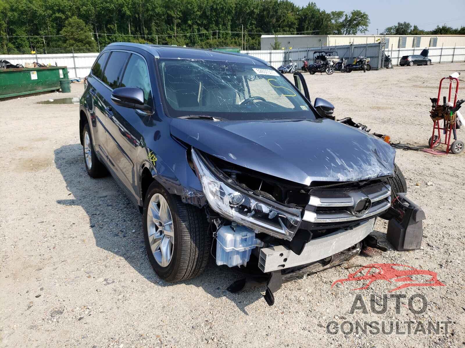 TOYOTA HIGHLANDER 2017 - 5TDDZRFH2HS433658