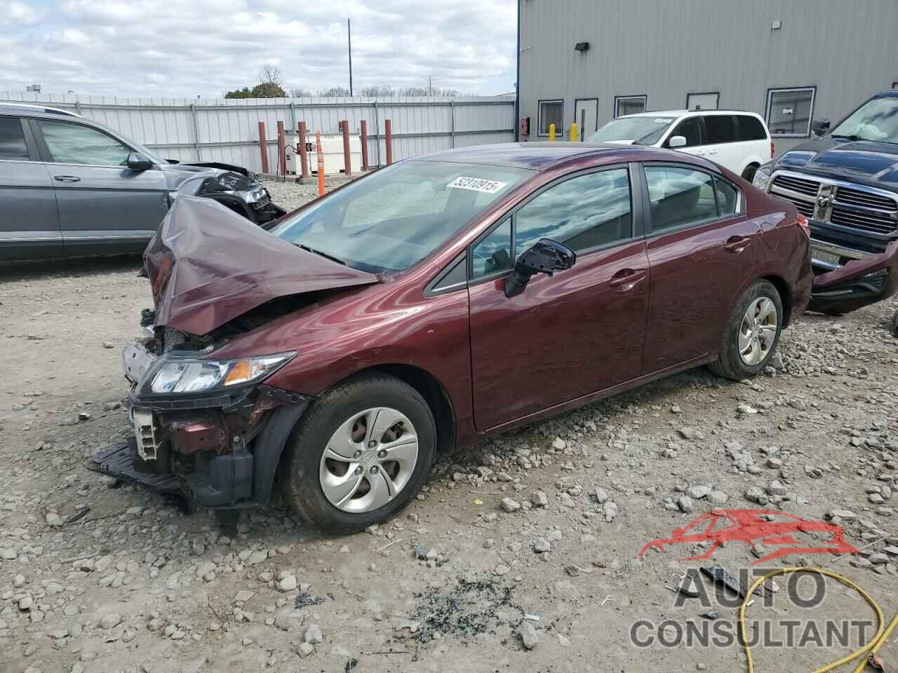 HONDA CIVIC 2013 - 19XFB2F5XDE064448