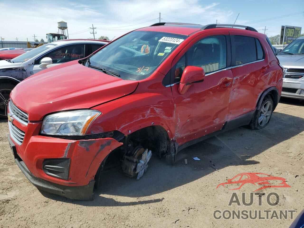 CHEVROLET TRAX 2016 - KL7CJPSB8GB631527