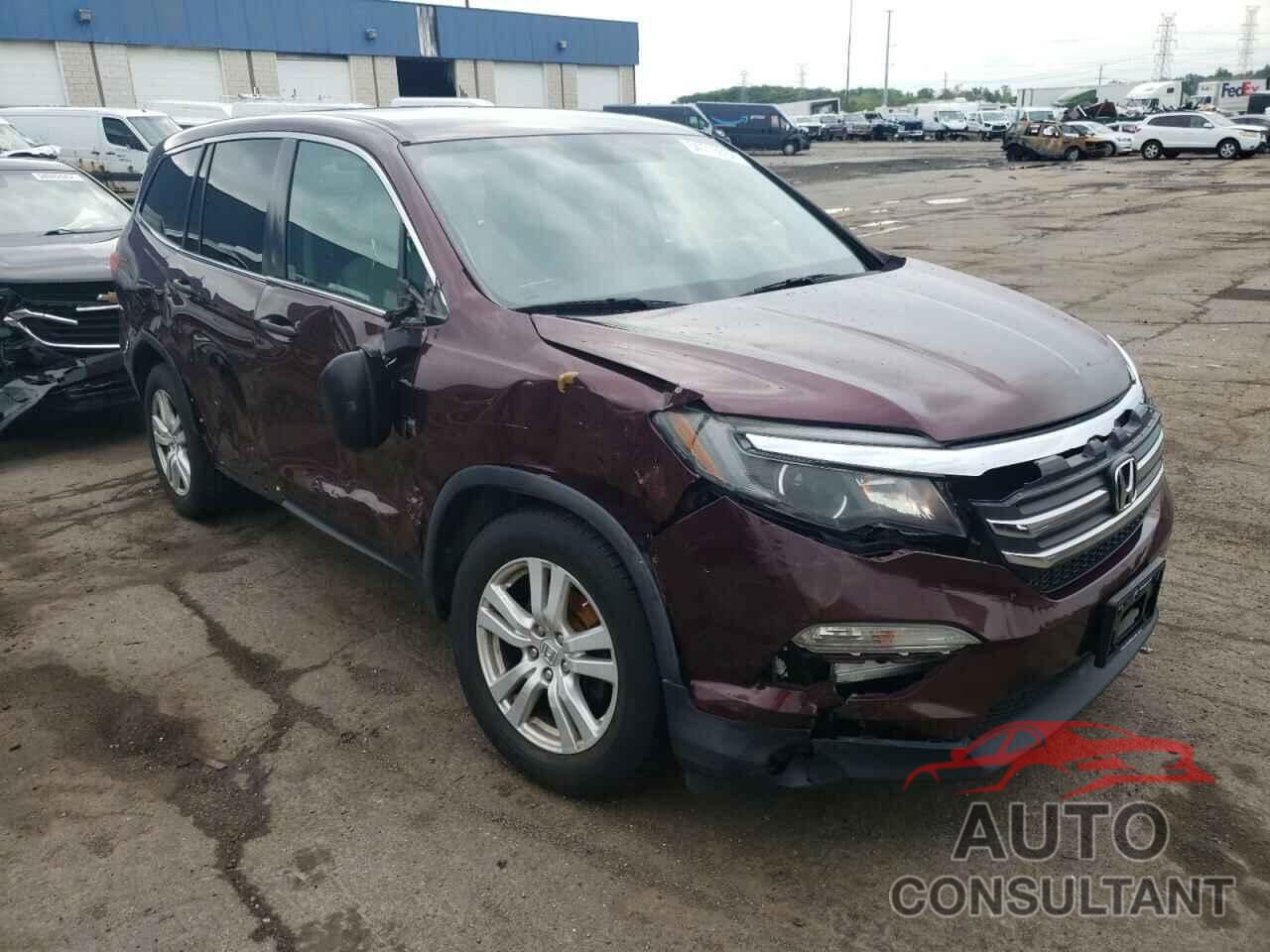 HONDA PILOT 2016 - 5FNYF5H15GB026164