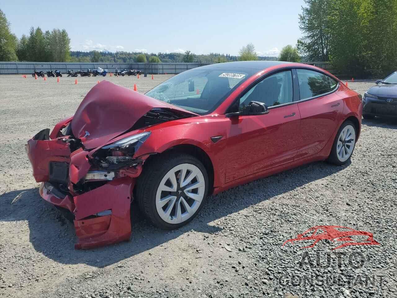 TESLA MODEL 3 2022 - 5YJ3E1EA7NF369811