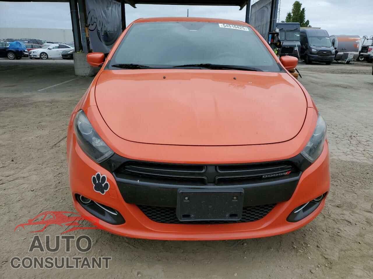 DODGE DART 2015 - 1C3CDFBB0FD316054
