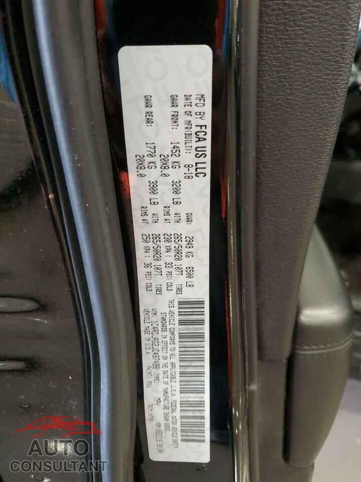 DODGE DURANGO 2018 - 1C4RDJAG2JC497498