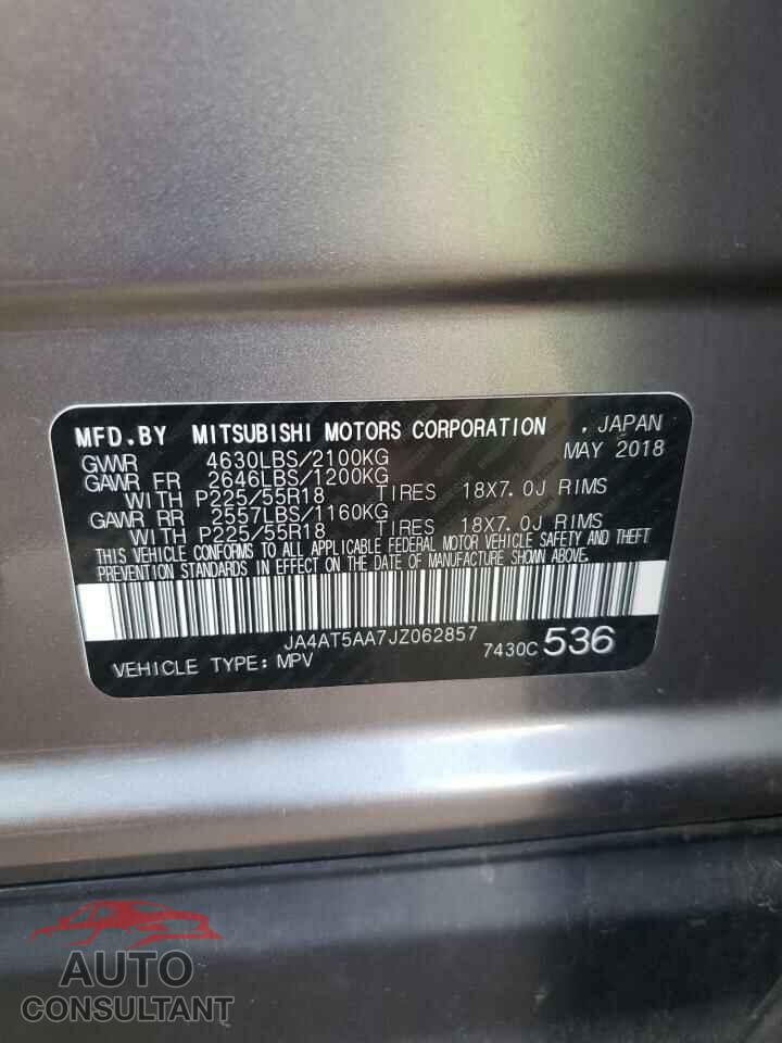 MITSUBISHI ECLIPSE 2018 - JA4AT5AA7JZ062857