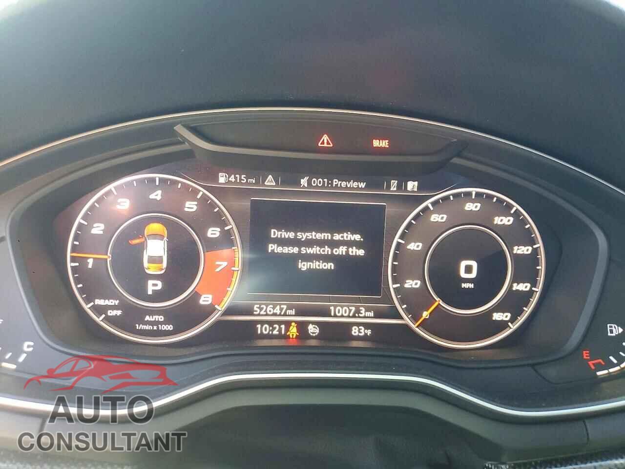 AUDI S5/RS5 2018 - WAUR4AF59JA079620