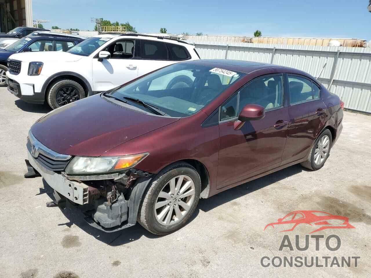 HONDA CIVIC 2012 - 19XFB2F87CE053545